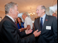 President Barchi speaking with former Governor James J. Florio